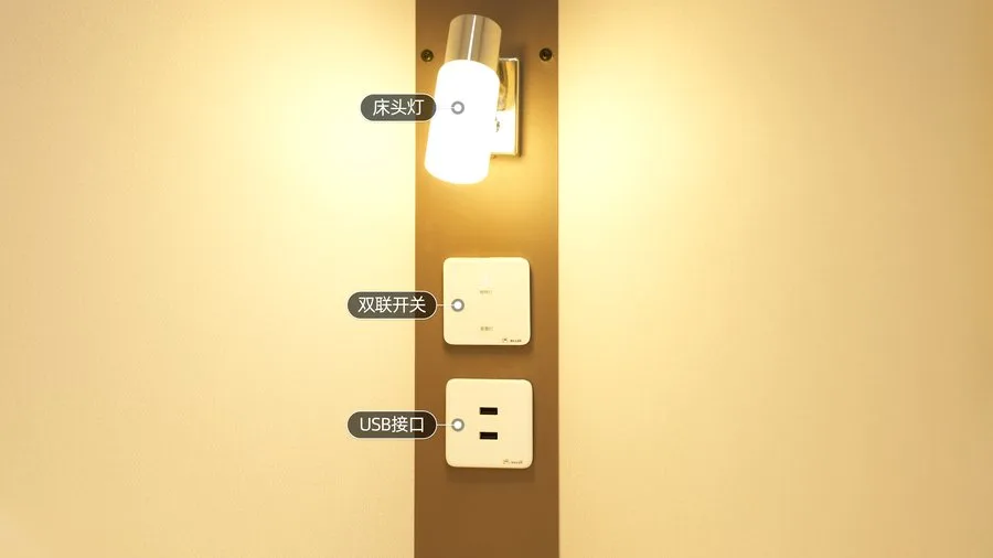 SAIC Maxus H90 interior bedside USB charging and lighting panel